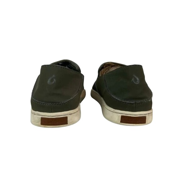 Olukai Pehuea Sneakers Women's Size 9 Canvas Slip on Flats Green Print - Picture 4 of 12